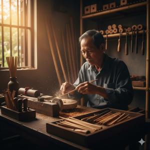 ตะเกียบไม้กลม อุปกรณ์จัดเลี้ยง ตะเกียบแบบมีปลอกกระดาษสั่งทำได้ สินค้าใหม่ ตะเกียบไม้แบบใช้แล้วทิ้งที่ยั่งยืน - Product Image 1