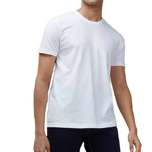T-shirts vierges personnalisables en jersey 100 % coton de haute qualité, respirants et écologiques, grandes tailles pour femmes et hommes – Collection 2023 en gros - Product Image 1
