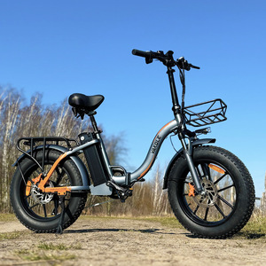 Hybrid All Terrain Electric <b>Bicycle</b> Vakole Y20 Pro 20 Inch Fat Tire 1440Wh Battery Shimano 7 Gears Hydraulic Brakes - Product Image 4