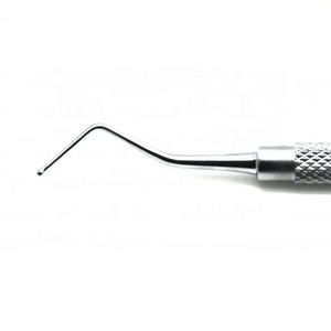 Instrumento Quirúrgico Dental, Cureta de Doble Extremo con Empuñadura Moleteada, Plateada, Clase I, Manual, Shuja Surgico - Product Image 5