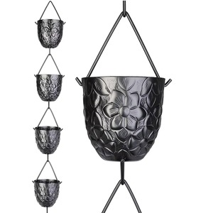 Cadena de lluvia metálica de excelente mano de obra que funciona de maravilla en entornos modernos y tradicionales. - Product Image 1