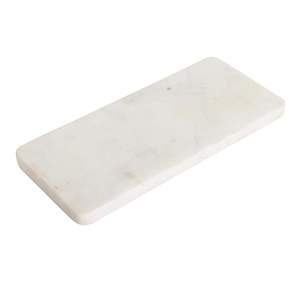 Elegante Bandeja de Servir de Mármol Blanco, Diseño Rectangular para Uso en el Hogar, Hoteles y Restaurantes, Bandeja Decorativa de Mármol de Alta Calidad al Mejor Precio - Product Image 1
