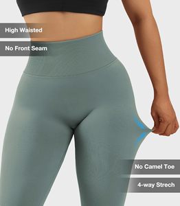 Women Scrunch Butt Leggings Butt Lifting <b>Tummy</b> <b>Control</b> High Waisted Solid Sports Workout Gym Running Compression Tight Yoga Pant - Product Image 3