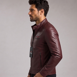 Stylish mens <b>leather</b> <b>jacket</b> made for modern lifestyles with premium comfort and dependable <b>long</b> term use Low MOQ Wholesale - Product Image 6
