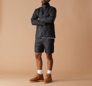 High Quality Custom <b>Men's</b> Streetwear Fashion <b>5</b> <b>Inch</b> <b>Inseam</b> Quilted <b>Shorts</b> Top Trending Wholesale Light Weight Pattern Decoration - Product Image 3