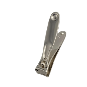 Coupe-ongles en acier inoxydable, forme plate, lame courbée, style simple et portable, pour usage des doigts, adulte - Product Image 4