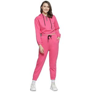 ชุดเสื้อสเวตเตอร์แฟชั่นมีฮู้ดของผู้หญิงชุดวอร์ม2ชิ้นสำหรับออกกำลังกายฟิตเนสยิมขายส่ง - Product Image 1