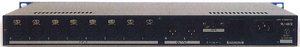 JR Asound ML-802H3 1 Channel Audio Line Mixer Stereo Output Aluminum Tabletop Mount with VU <b>Meters</b> and XLR Connectivity - Product Image 2