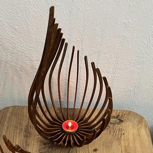 High Quality Direct Factory Price Latest Design Handmade Wooden Christmas <b>Gift</b> <b>Set</b> Home Candlestick <b>Candle</b> Stand Wood - Product Image 4