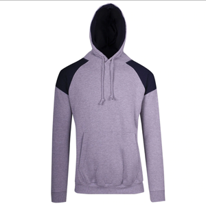 Sweat-shirt à capuche rouge pour homme, coupe classique, couleur unie, manches raglan, en polaire, impression numérique, anti-boulochage, avec poche, en polyester - Product Image 3