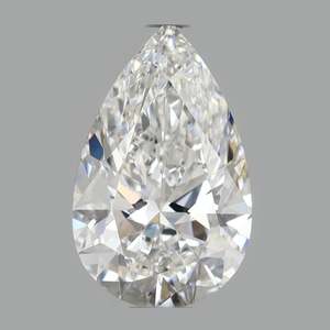 Excellents diamants de laboratoire en forme de poire, taille brillant, 1,00 carat, clarté VS1, synthétiques, cultivés en laboratoire, couleur D, CVD, diamants blancs en vrac - Product Image 1