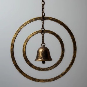 Campana Decorativa de Bronce Hecha a Mano con Forma de Luna, Estilo Rústico Vintage, para Colgar en Exteriores, Decoración de Halloween, Muy Solicitada - Product Image 3