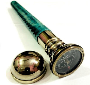 Bastón de Caminar Plegable Ergonómico con Incrustaciones de Latón, Bastón Masónico de Madera, Bastón Masónico de Madera de AYAANS - Product Image 5