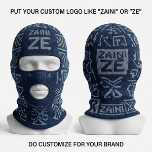 Pasamontañas de Seis Paneles Gris de Poliéster y Spandex de 250 GSM, Impresión por Sublimación, Bordado, Transferencia Térmica, Logotipo Personalizado - Product Image 5