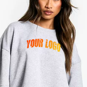 Camiseta Extra Grande Personalizada para Mujer, 160g 180g 200g, Logotipo Personalizado, 100% Seda, Talla Única, Cuello en V - Product Image 2