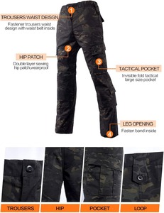 Ensemble veste et pantalon de camouflage haute performance pour la chasse et la randonnée en extérieur, respirant, fourni par un fabricant professionnel - Product Image 3