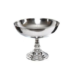Frutero de acero inoxidable de alta calidad con base de pedestal, tazones decorativos para centro de mesa, apto para lavavajillas. - Product Image 6