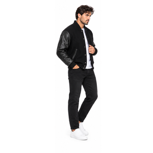 Chaqueta Universitaria Premium, Chaqueta Letterman con Bordado Personalizado, Chaqueta de Béisbol Unisex, Proveedor al por Mayor, Fabricante OEM ODM - Product Image 5