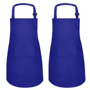 Delantales de Trabajo Unisex de Último Diseño, Duraderos, Bajo MOQ, de Poliéster Lavable, Certificación CE, Colores y Logotipo Personalizables, Ligeros, para Cocina - Product Image 1