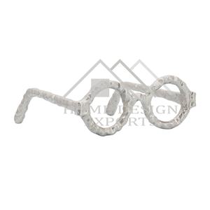 2025 nueva llegada escultura abstracta moderna fundición en arena gafas de sol de aluminio escultura para mesa de oficina decorativa - Product Image 1