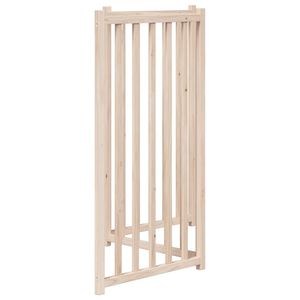 Juego de 3 puertas plegables para perros de madera maciza de abeto de 59.1 pulgadas, vallas y corrales para mascotas - Product Image 5