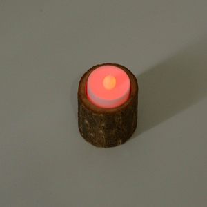 Custom Natural Log Wood Candle <b>Stand</b> Rustic Wood Candle Base Wooden <b>Tea</b> Light Candle Holders - Product Image 6