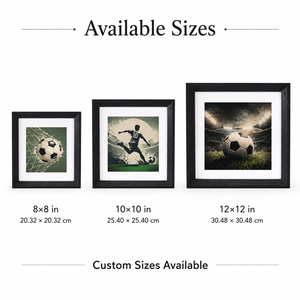 Square MDF Photo <b>Frame</b> Wooden Square <b>Picture</b> <b>Frame</b> Wall Mount Tabletop Display <b>Multiple</b> Sizes Family Portrait <b>Frame</b> - Product Image 2