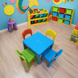 Modern Plastic <b>Kids</b> Furniture Set Indoor <b>and</b> <b>Outdoor</b> for Dining Living Room Bedroom <b>and</b> Bathroom - Product Image 3