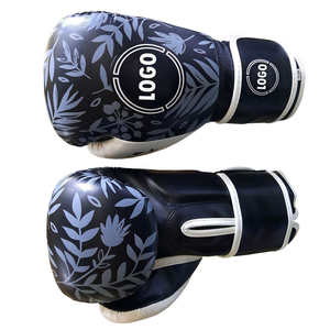Factory Manufacturing High Quality Leather Boxing Gloves Custom Made Comfortable Breathable <b>Hook</b> Loop Closure Unisex Gloves - Product Image 4
