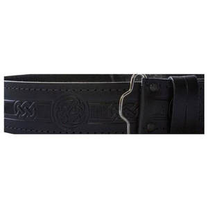 Cinturón Escocés de Cuero para Kilt, Diseño Celta en Espiral, Cierre de Gancho y Bucle para Hebilla, Cinturones Tradicionales para Usar con Kilt Tartán - Product Image 4