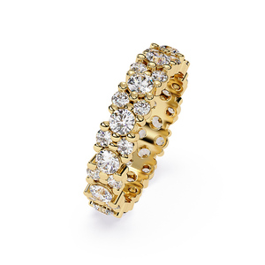 Anillos de Diamantes Solitarios de Plata de Ley 925 Hechos a Mano, de Calidad Genuina, con Claridad VVS Excelente, a Bajo Precio de Mercado y Gran Venta - Product Image 1