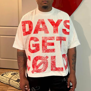 Camiseta Extra Grande Personalizada OEM, Impresión DTG de Anime, 250g, 100% Algodón, Estilo Urbano - Product Image 1