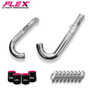 Kit de Intercooler con Tuberías de Aluminio FLEX para TOYOTA REVO / FORTUNER / INNOVA 2015-2019 1GD 2GD, Tamaño de Tubería 2.5 Pulgadas, Color Aluminio - Product Image 3