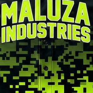 Maillot de baseball personnalisé en gros, camouflage numérique vert néon noir, uniforme d'équipe MALUZA INDUSTRIES - Product Image 2