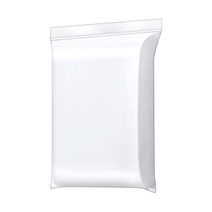 New Transparent Plastic Flat Square Pouch <b>Zip</b> Lock Packaging <b>Bag</b> with Handle Supplier Factory - Product Image 2