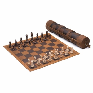 Juego de Ajedrez de Madera Hecho a Mano |   Tablero de Juego de Lujo con Incrustaciones de Cuero |   Juego de ajedrez profesional Staunton con piezas de madera y caja de almacenamiento - Product Image 3