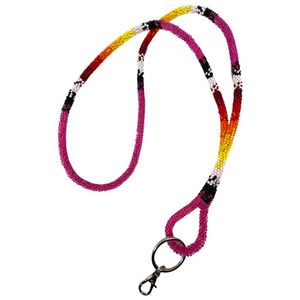 Colorful Bohemian Beaded <b>Lanyard</b> for ID Cards Fashionable Women Neck Strap At Cheap Price - Product Image 4