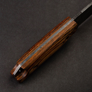 Couteau de chasse artisanal en acier Damas, acier à haute teneur en carbone, lame fixe, manche intégral, pour l'aventure en plein air, le bushcraft et le camping - Product Image 6