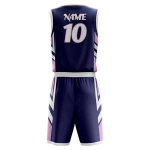 Uniforme de basket-ball personnalisé de haute qualité – Maillot et short d'équipe sublimés 100 % polyester - Product Image 4