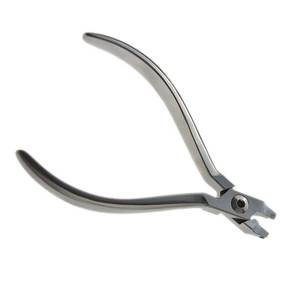 Pince coupante professionnelle pour fils orthodontiques en acier inoxydable, extrémité distale, manuelle, certifiée CE, pour chirurgie générale, réutilisable - Product Image 1