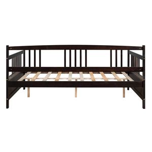 Divano letto espresso a grandezza naturale con gambe di supporto, letto in legno realizzato a mano - Product Image 6