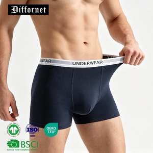 Calzoncillos Bóxer de Hombre en Tejido de Algodón Elástico Antibacterial, Clásicos y Cómodos - Product Image 3