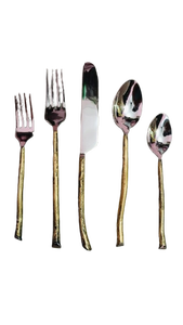 Couverts élégants et durables en acier inoxydable réutilisables : couteau et fourchette spéciaux pour hôtel, steak, dessert à l'occidentale, cuillère à café - Product Image 5