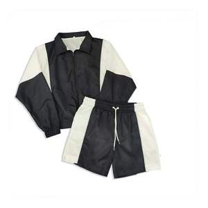 Conjunto Deportivo Corto Impermeable y Cortavientos, Reversible, Ecológico, Ligero, de Poliéster/Nailon, de Alta Calidad para Hombre y Mujer - Product Image 1