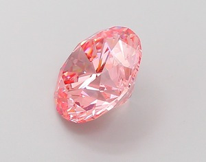 Diamante suelto cultivado en laboratorio CVD, corte brillante redondo, color rosa intenso de 3.03 quilates, claridad VVS2, pulido excelente, diseño de diseñador. - Product Image 3