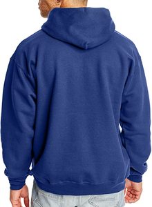 Sweat à capuche unisexe surdimensionné en molleton 100% coton avec logo brodé, poche avant, séchage rapide, respirant, service OEM, hiver - Product Image 1