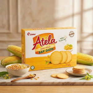 High-quality 342g Corn Vegetable Crackers Baked Cruchy Snack Wholesale ODM Supplier - Product Image 1