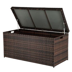 Pratica Cassetta Portaoggetti da Esterno a Singolo Ripiano, Sfumata Marrone, Semplice e Facile da Usare per Attrezzi - Product Image 4