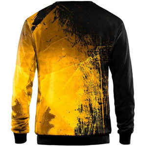 Sudadera Oversize Sublimable Negra de Algodón 100% con Bordado Personalizado y Estampado Puff, Unisex, Estilo Urbano, Venta Caliente - Product Image 5