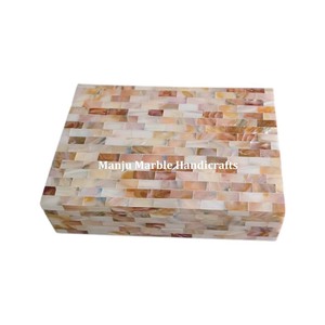 New Traditional Luxurious Quality Premium Mother Of Pearl MDF Bone Inlay Box With Square Shape Use For Jewelry Storage Gift Item - Product Image 2